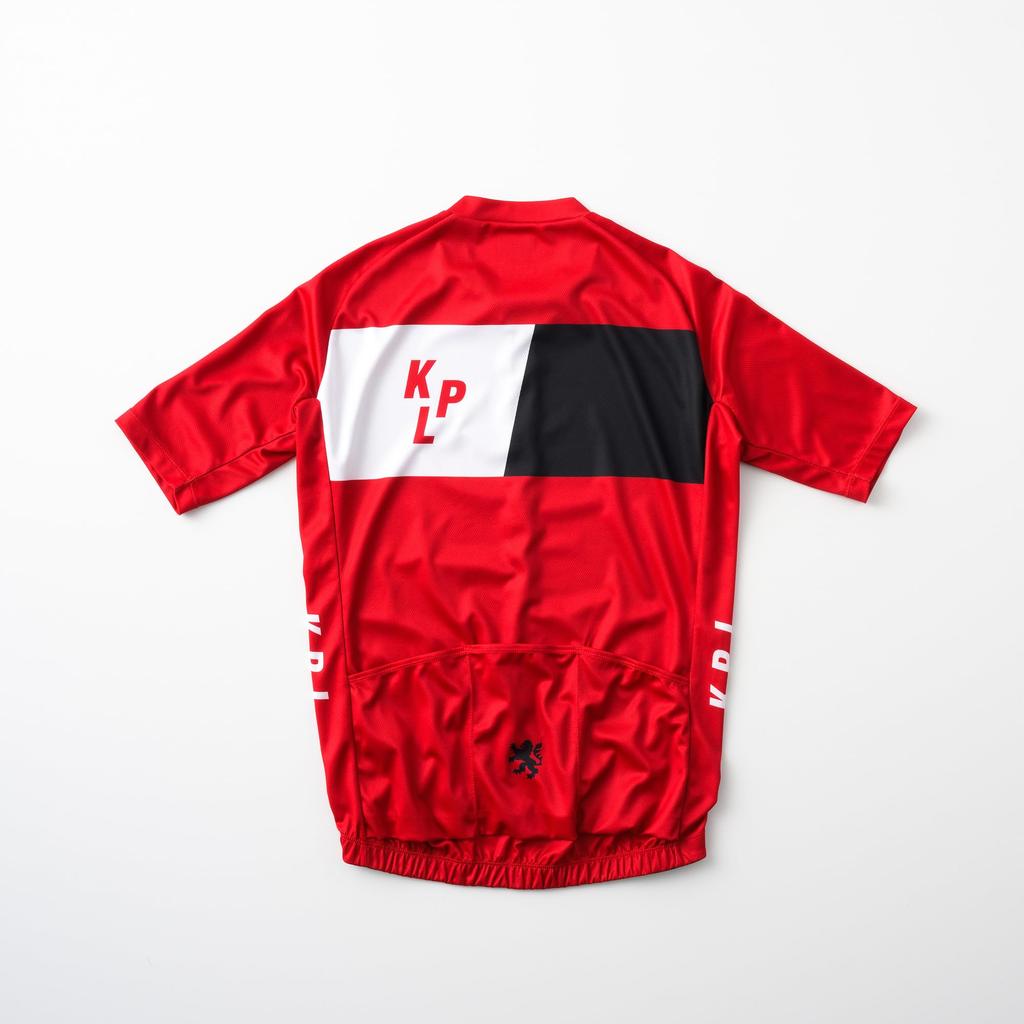 Kapelmuur Cycling Short Sleeve Size S Jersey, Printed, Slash, Red,