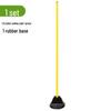 LISM Soccer Training Marker Pole with Rubber Base