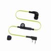 2 цвета 2Pin наушники PTT Walkie Talkie гарнитура плоский кабель наушник микрофон наушники(зеленый)