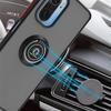 Для Xiaomi Poco F3 Чехол Матовый Противоударный Автомобильный Магнитный Стенд Задняя Крышка для PocoF3 Pocco Poko Little F 3 Броня Жесткий ПК Кольцо Funda