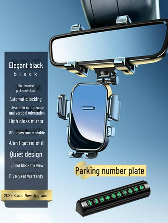 Держатель для телефона на зеркало заднего вида для навигации 2024