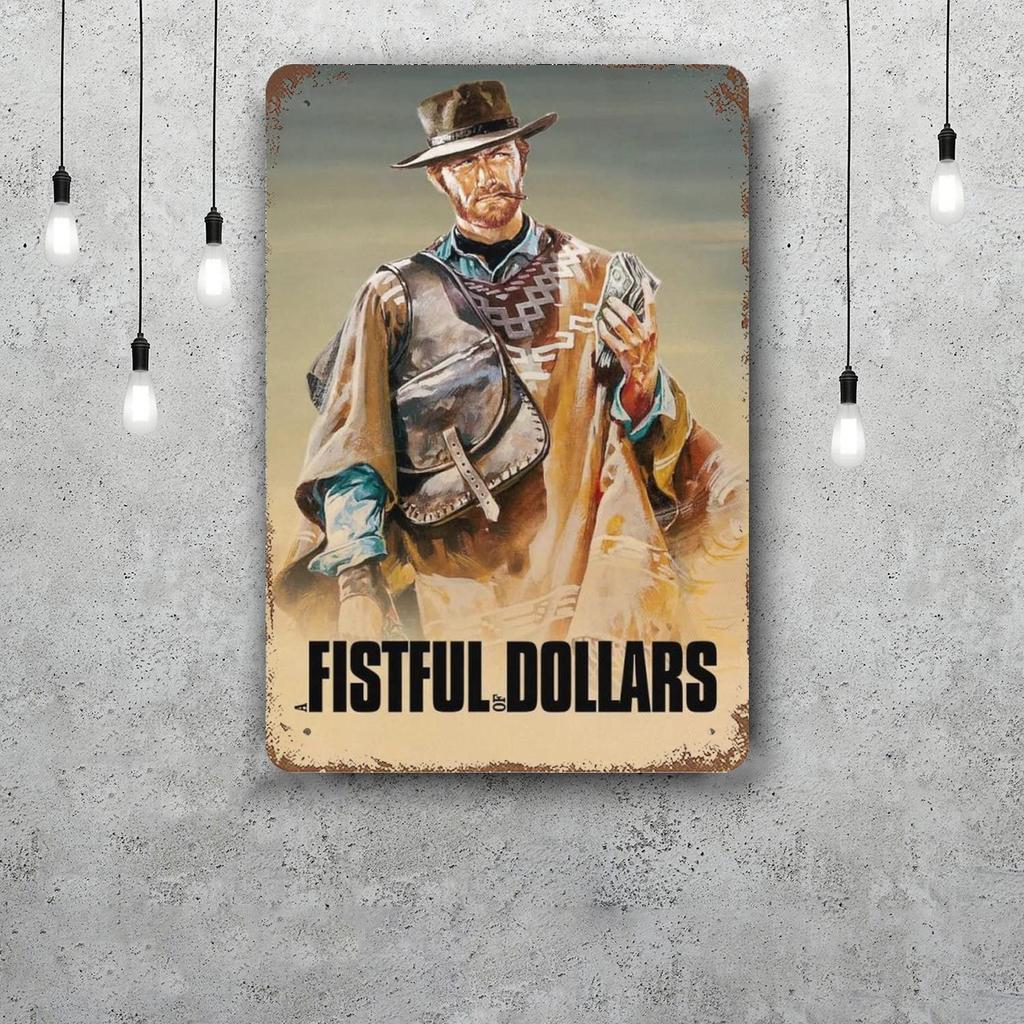 Clint Eastwood Metal Signs wall decor Vintage Tin Signs Captain Metal Poster Decor for Bar Pub Club Wall Decoration
