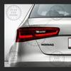 AHUQ1 Glossy Black For Skoda Octavia Rapid Kodiaq Karoq 4X4 Fabia Kamiq Superb Yeti Metal Badge 3D Stickers Car Trunk Body Decal