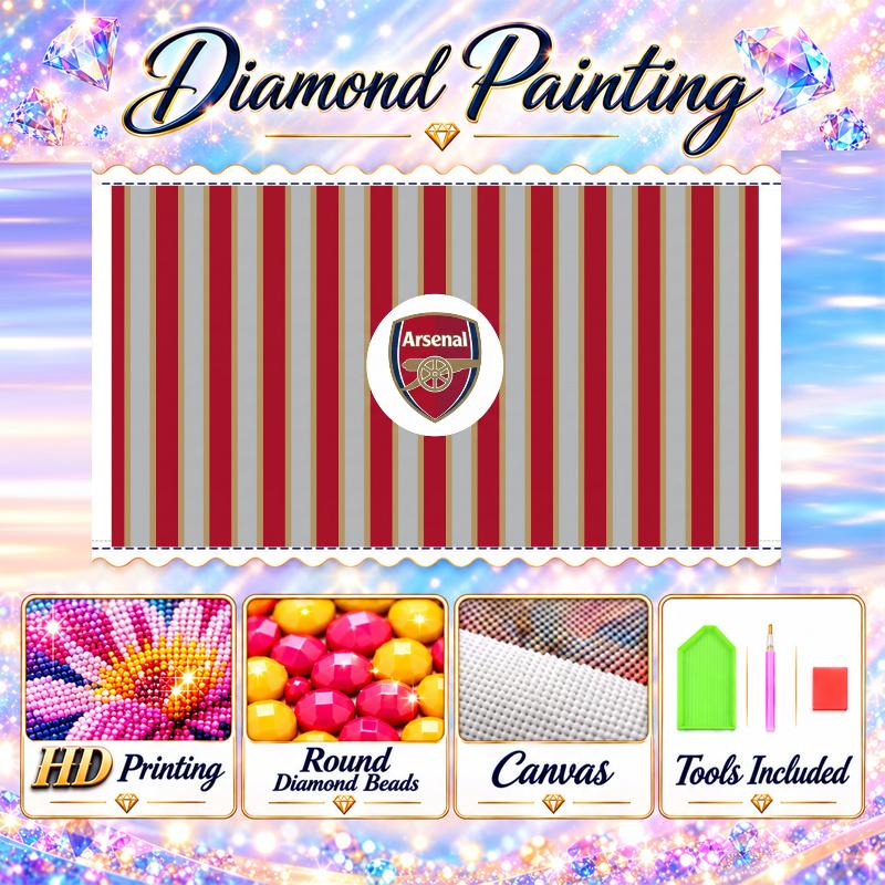 Arsenal 5D Diamond Painting Kit DIY Full Drill Diamond Art Home Wall Decor