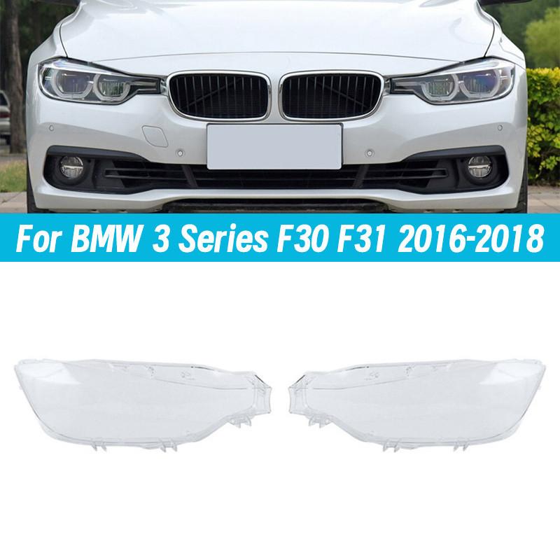 Car Headlight Lens Glass Lampshade Led Headlamp Lens Cover For BMW 3 Series F30 F31 F35 2016-2018 Headlight Cover Shell