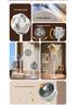 Retractable Electric Fan: Floor & Desktop Two-in-One for Home, Office, Dorm - High Wind Power