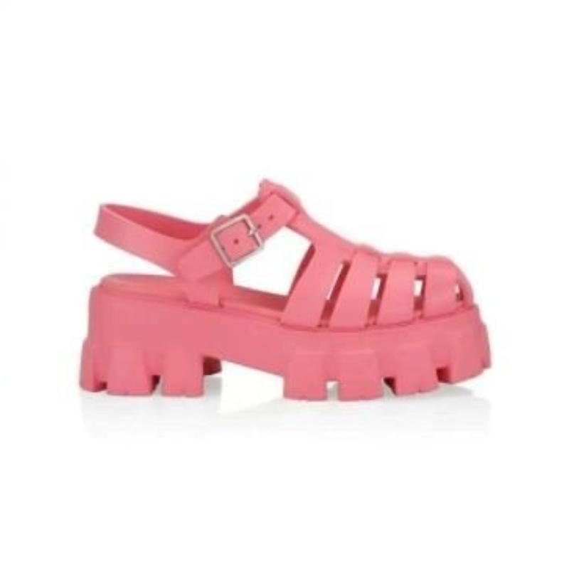 Летняя обувь 2024 для женщин, повседневные сандалии на платформе, модная удобная пляжная обувь