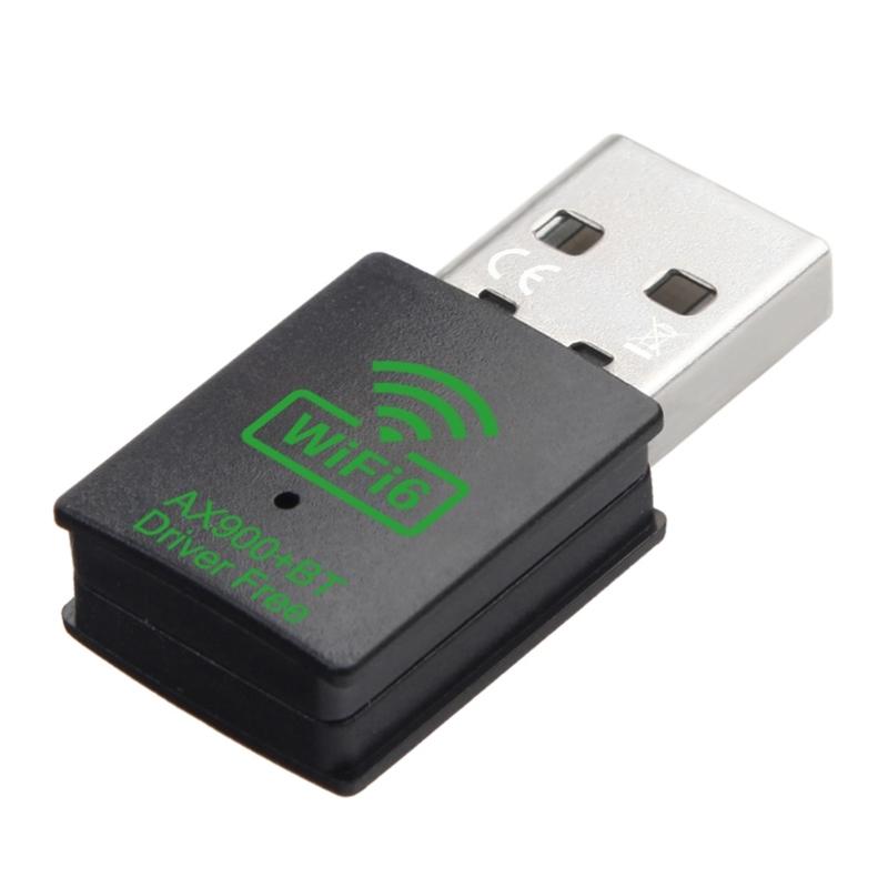 Latest WiFi 6 AX900 USB Networking Dongle for Desktop and Laptop Fast Speed Two Band Connectivitys