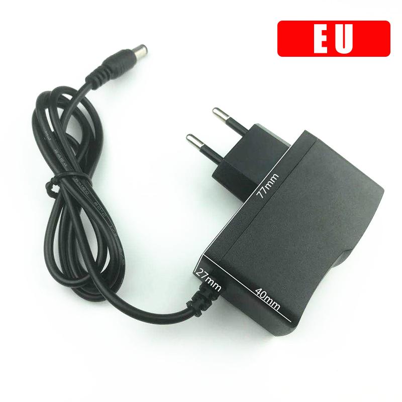 1 шт., адаптер питания переменного тока в постоянный ток 100-240 В, адаптер зарядного устройства 5 В, 12 В, 1 А, 2 А, 1,5 А, вилка стандарта Великобритании, ЕС, 5,5 мм x 2,1 мм, 5,5 мм x 2,5 мм/вилка 5v3aDC