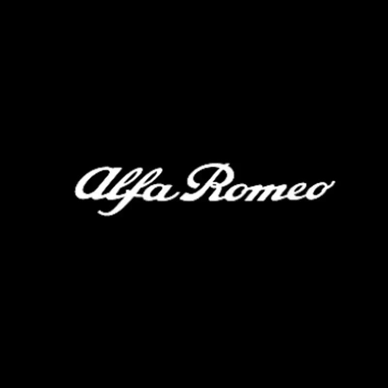2Pcs LED Car Door Welcome Courtesy Logo Lights for Alfa Romeo Mito Giulia Giulietta Stelvio Pattern Projector Lamps Accessories
