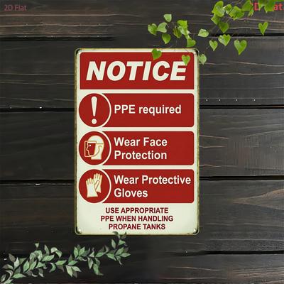 Classic 2D Flat Aluminum Wall Art Waterproof Rustproof Metal Plate Sign For Workshop Warehouse Garage Home Decor