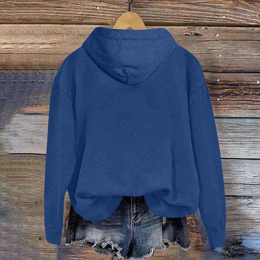 Women's Fashion Daily Versatile Casual Sweatshirts Long Sleeve Hooded Top Sweatshirts