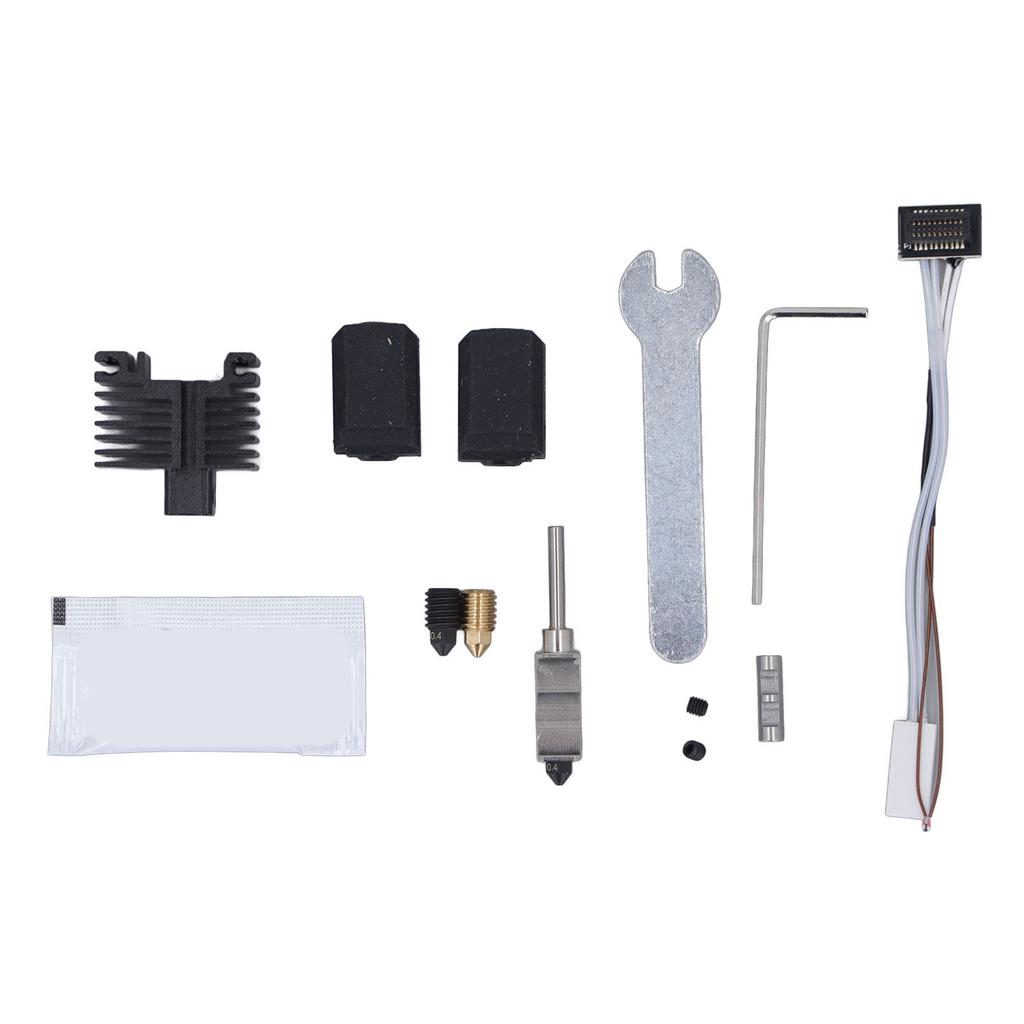 3D Printer Hotend Kit Hardened Steel Detachable 3D Printer Extruder Hotend for Bambu Lab P1P P1S