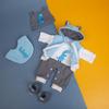 KEIUMI For 20Inch Reborn Doll Dinosaur Suit High Quality Clothes Accessories For Kid Newborn Baby Doll Collection