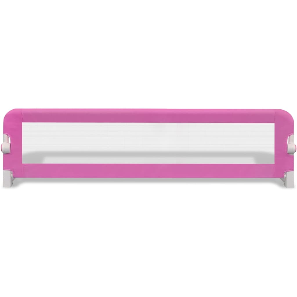 Vidaxl Бортики для детской кроватки, 2 шт., Розовые, 150x42 см