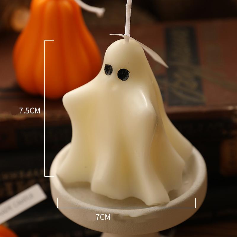 Силиконовые формы для свечей ужасов и призраков на Хэллоуин, мыло ручной работы, гипсовая форма для изготовления ароматических свечей, товары для украшения дома