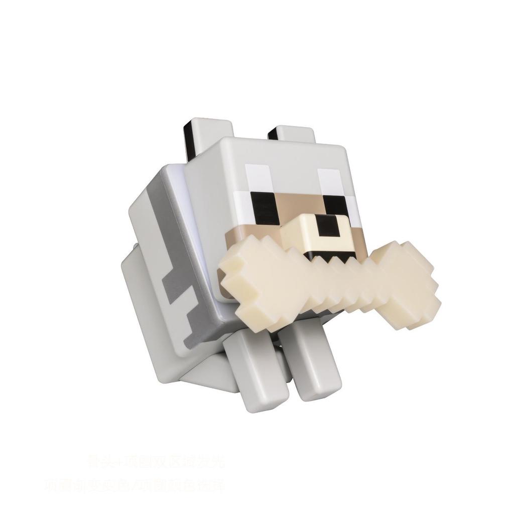Ночник-волк MC Minecraft для детей - Настольная лампа-собака и сенсорный светильник в подарок
