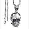Minimalist Skull European and American Personality Trendy Mens Pendant Titanium Steel Necklace