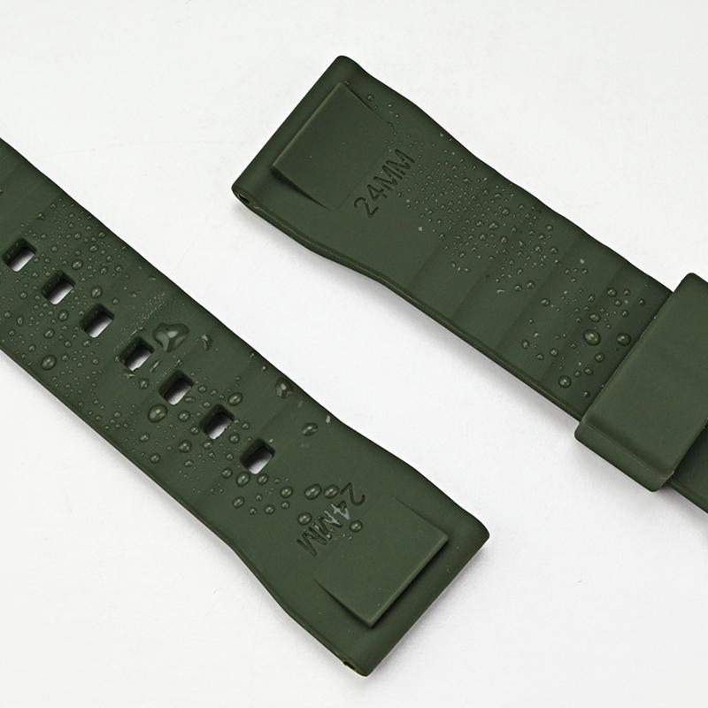 Высокопрочный силиконовый ремешок для серии Casio PROTREK PRG-650Y/600 PRW-6600 GA-2000 Мужской спортивный водонепроницаемый ремешок для часов 24 мм