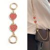 1PC Strawberry Extended Decorative Chain Wallet Crossbody Bag Shoulder Strap Chain Armpit Bag Diy Replacement Extension Chain