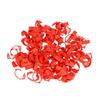100PCS Bag Poultry Leg Bands ClipOn Foot Rings with 01100 Numbers for Chicken Duck Goose Supplies