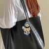 Bag Charm Little Skate Bear Plush Keychain Fluffy Skateboard Bear Keychain  Kids Girls Toys