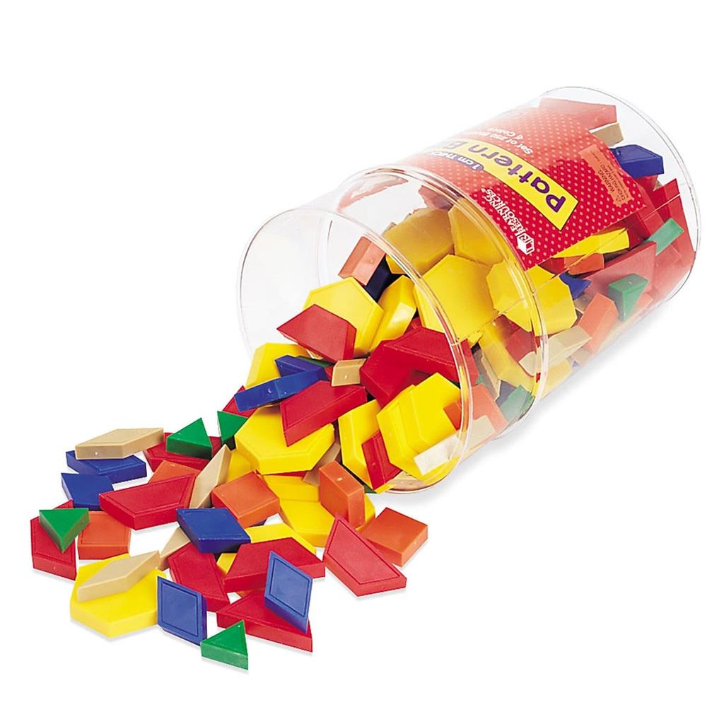 Learning Resources Plastic Pattern Blocks LER 0632