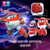 AULDEY Super Wings Jett Transforming Robot & Energy Hangar