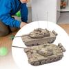 2 Pieces 1/72 4D Assembly Model DIY Assemble Building Miniature Tanks Light Tank Toy