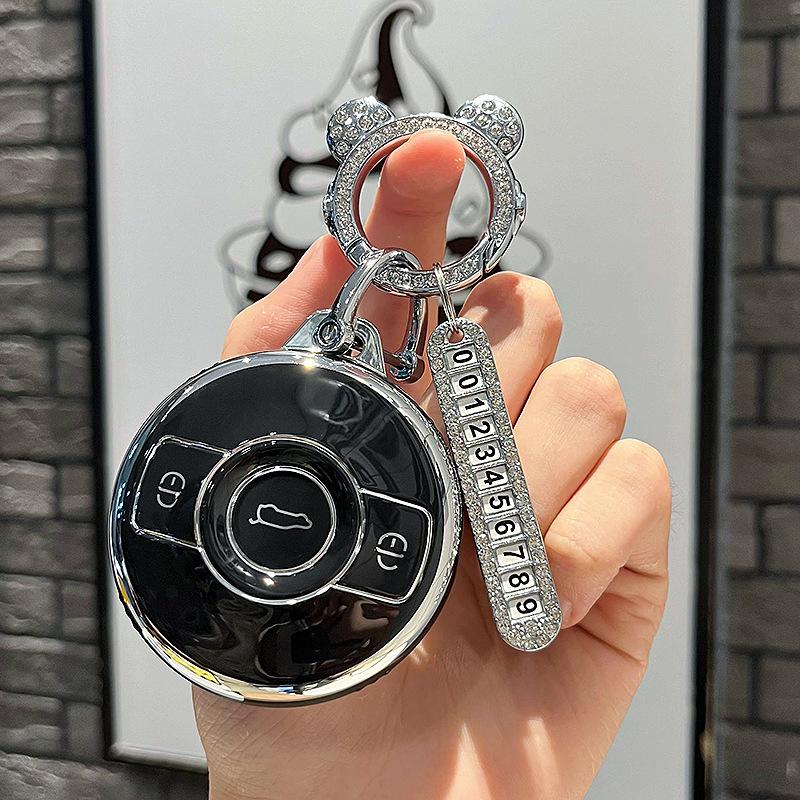ТПУ Чехол-Защита для Брелока Автомобильного Ключа Для Mercedes Benz Smart Fortwo 1 Brabus 1 Benz Smart Аксессуары