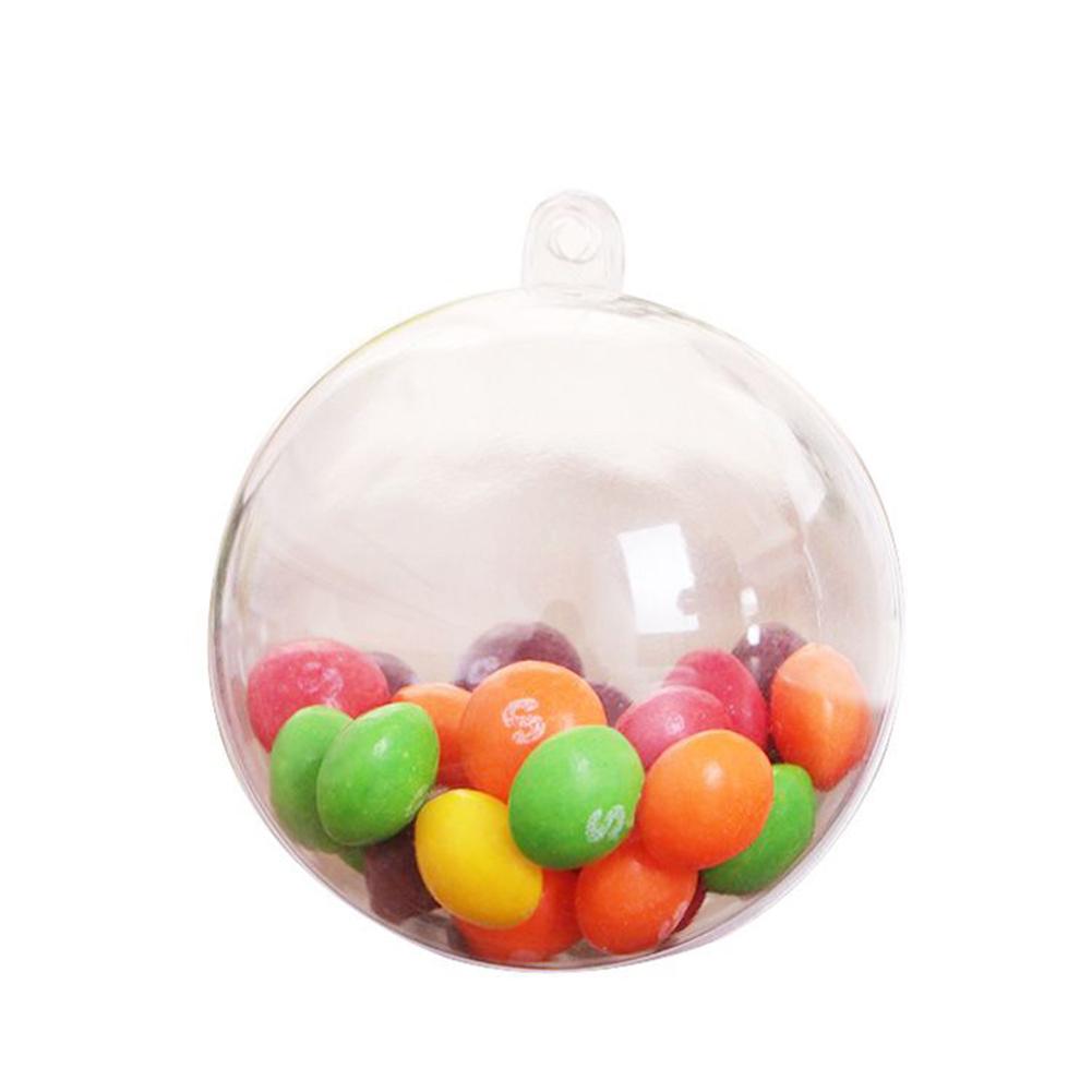 Plastic Christmas Ball Shopping Transparent 12cm 14cm