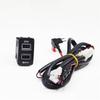 18W Car Charger Dual-USB QC3.0 Fast Charging For Honda Fit CITY CIVIC