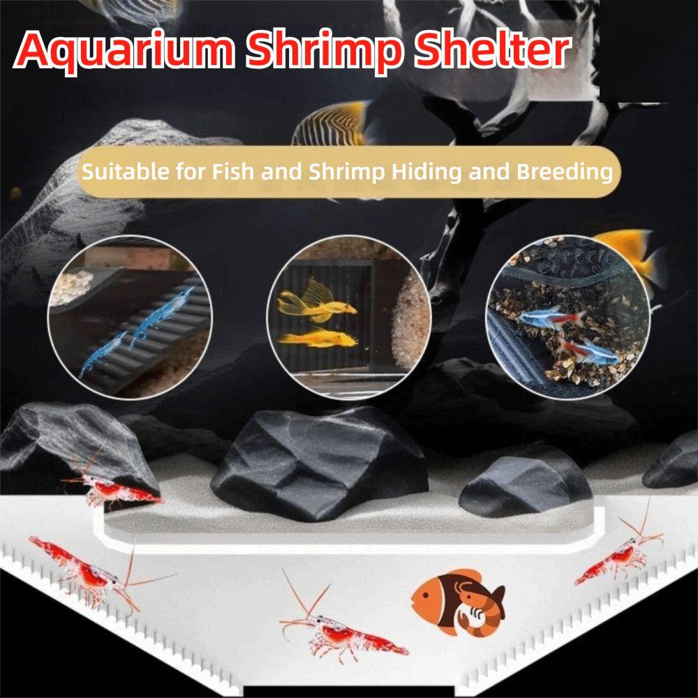 Многоуровневые укрытия для аквариума Пластиковые укрытия Тоннель для аквариума Рыбы Креветки Крабы Игровые Укрытия для разведения Икрометание