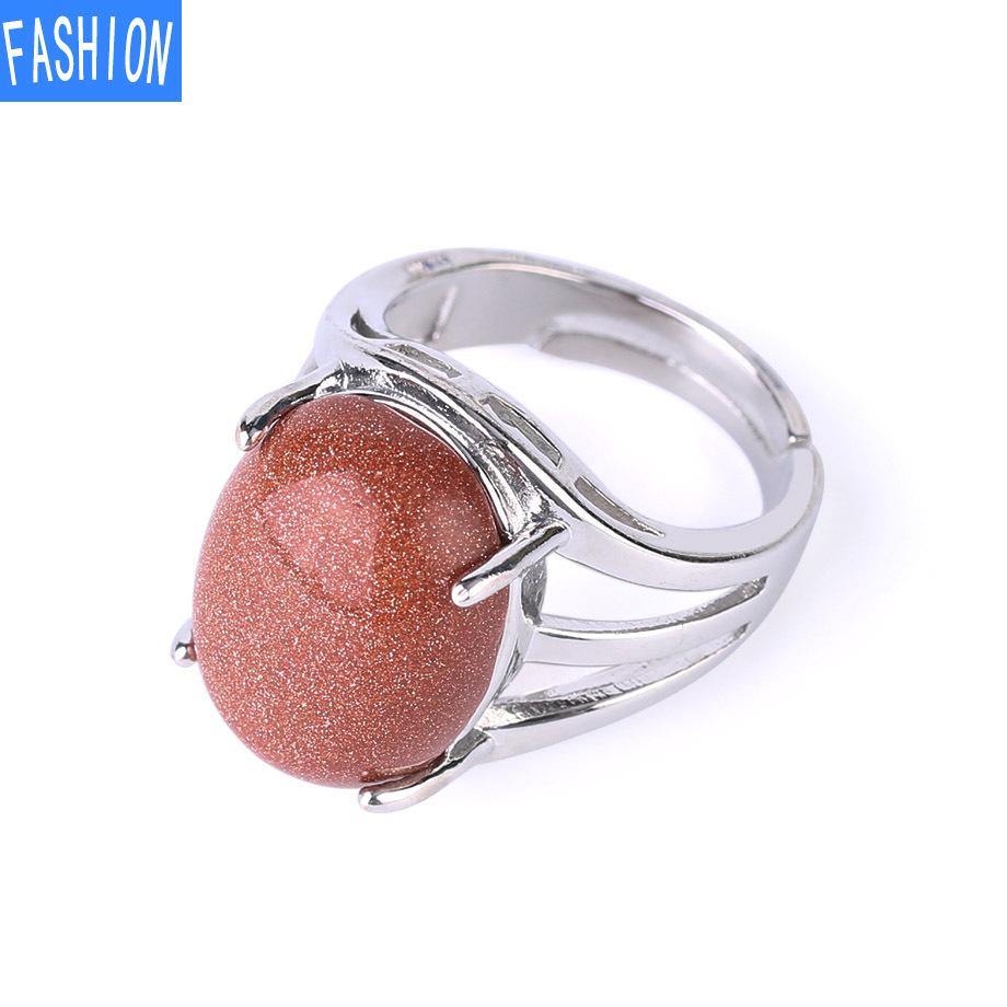 Женские кольца с натуральными кристаллами