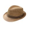 Summer Straw Sun Hat Breathable Woven Material UV Protection Hat with Wide Brim Versatile Summer Accessory