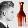 BlueZOO Hair Comb Insert Afro Hair Pick Comb Hair Fork Comb Oil Slick Styling Hair Brush Hairdressing Accessory for Men