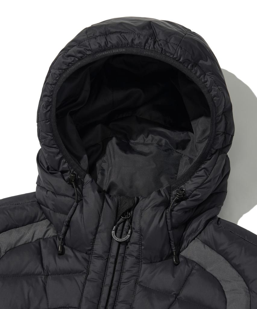Жилет Welter Experiment Shield Down Hood Vest_Черный_Wol047