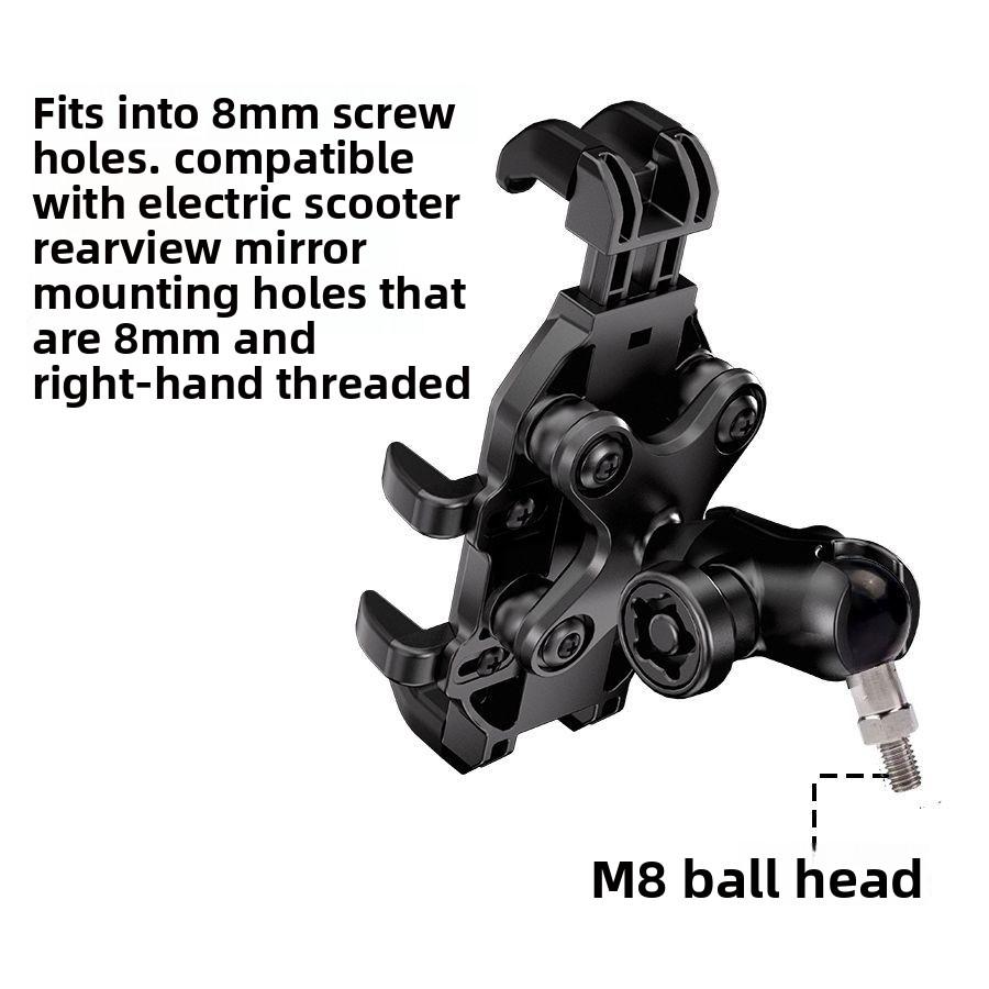 Motorcycle Anti-theft Shock Absorber, Mobile Phone Holder, Electric Vehicle, Locomotive Navigation, Octopus Takeaway Rider, Bicycle Holder