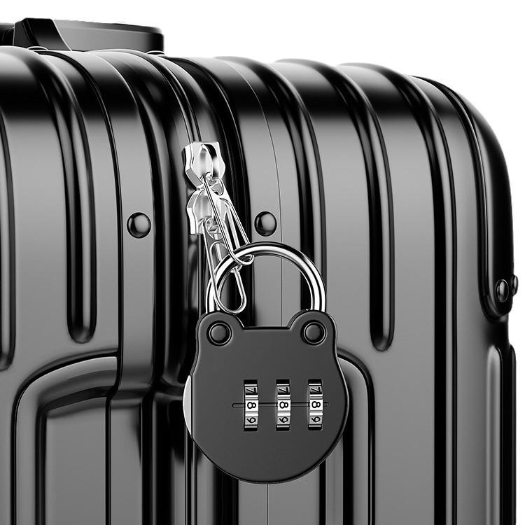 Compact Student Combination Padlock for Suitcases, Backpacks, Lockers, and Cabinets