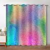 Блестящие Радужные Шторы Яркие Красочные Звездное Небо Оконные Шторы Для Гостиной Dceor Роскошные Блестящие Фоновые Оконные Шторы