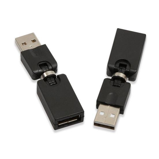 Поворотный на 360° регулируемый угол USB 2.0 Кабель-адаптер «папа-мама»