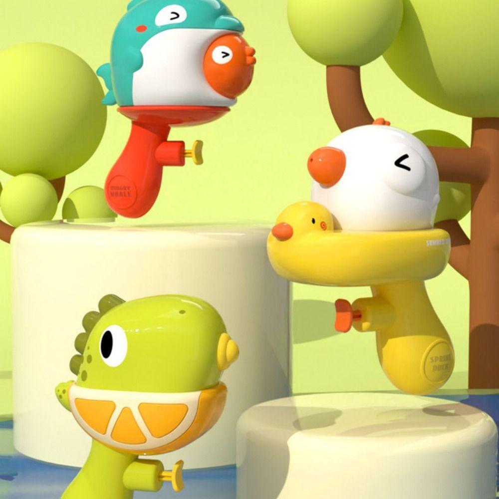 Press Type Bath Fountain Toy Handheld Water-Sprinkling Festival Sprinkler  Boys Girls