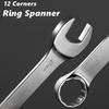Xiaomi 6-12mm 6-14mm Box-End & Open-End Combination Wrench Universal Automotive Maintenance Tools Ring Spanner Hand Tool
