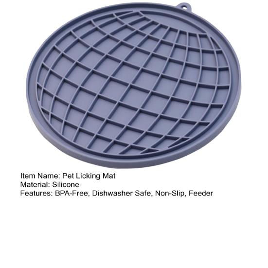 Силиконовый коврик для медленного кормления, собак, кошек, нескользящий, не содержит бисфенола-А, уменьшает беспокойство, идеально подходит для лакомств, йогурта, арахисового масла