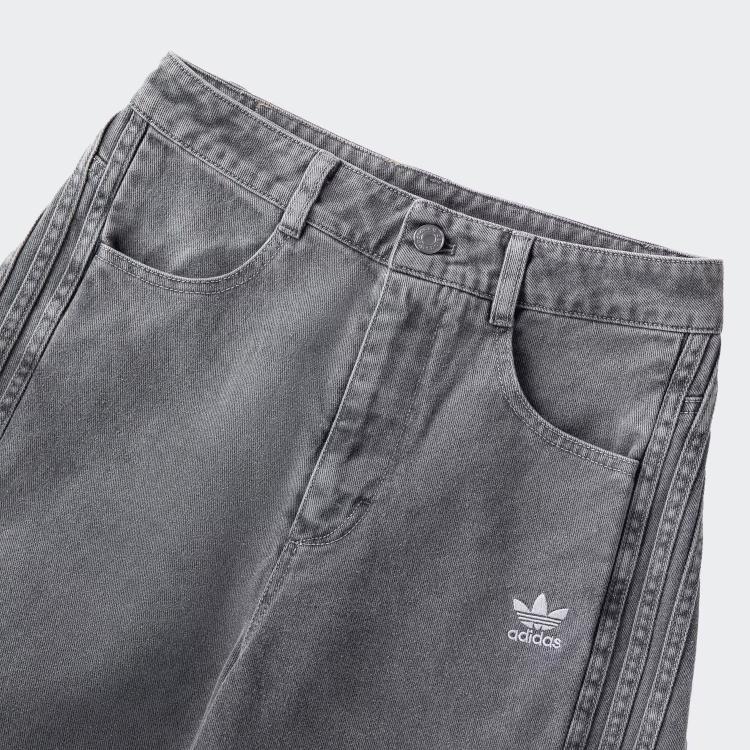 adidas Оригинальные стираные повседневные брюки унисекс Гранитно-серые KD4323
