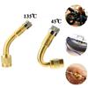 Brass 45/135 Degree Car Bike Tyre Valve Tube Tire Repair Tools Tire Stem Extender Extension Adaptor