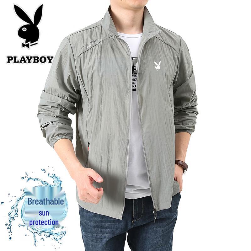 PLAYBOY Мужская летняя легкая куртка для защиты от солнца