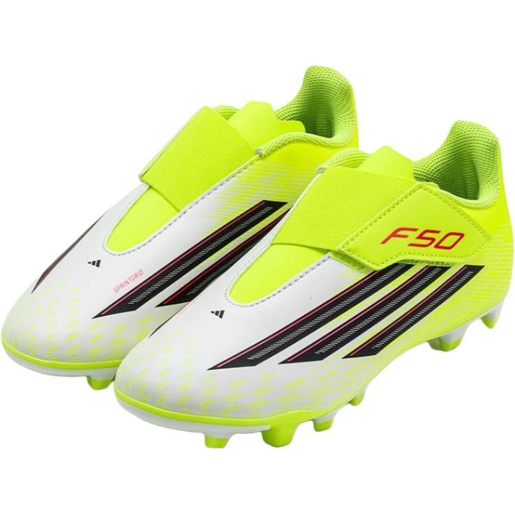 adidas Клубная обувь F50 Удобные Универсальные Низкие Футбольные Бутсы Детские кроссовки Зеленые JS1489