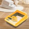 High Sided Cat Litter , Open Tray Removable Kitty Pan Pet Trays Sides