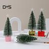 4 шт. маленьких елочных украшений со светодиодными лампами на батарейках реалистичные мини-настольные аксессуары для рождественской елки